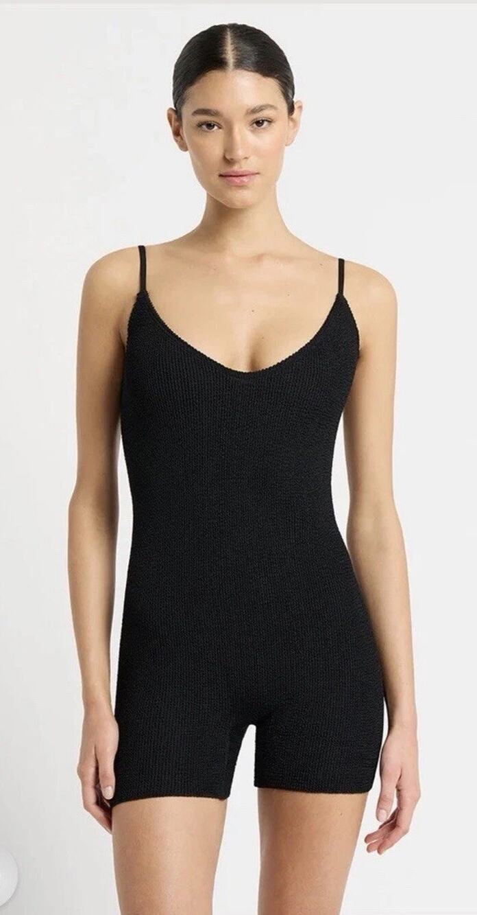 Bond-eye Australia rene playsuit Black One Size NWT $220